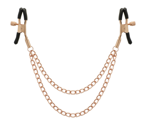 COQUETTE CHIC DESIRE - FANTASY METAL NIPPLE CLIPS WITH CHAIN