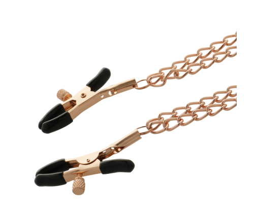 COQUETTE CHIC DESIRE - FANTASY METAL NIPPLE CLIPS WITH CHAIN