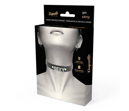 COQUETTE CHIC DESIRE - SEXY VEGAN LEATHER CHOKER
