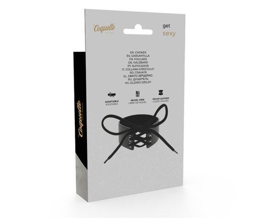 COQUETTE CHIC DESIRE - VEGAN LEATHER CHOKER