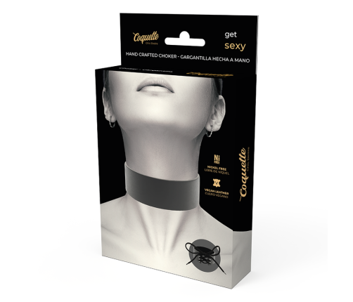 COQUETTE CHIC DESIRE - VEGAN LEATHER CHOKER