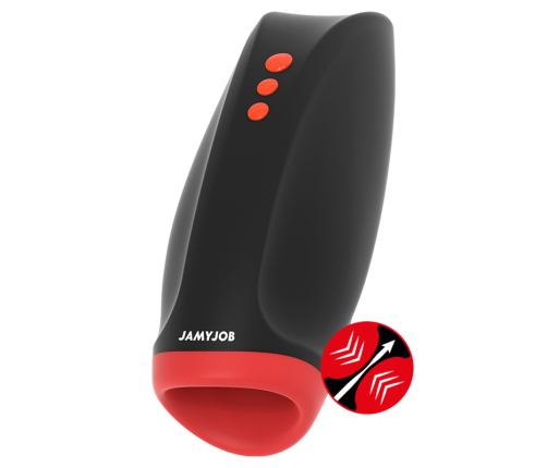 JAMYJOB - NOVAX MASTURBADOR CON VIBRACIÓN Y COMPRESIÓN