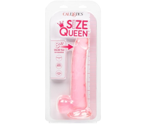 CALEXOTICS - SIZE QUEEN DILDO ROSA 20.3 CM