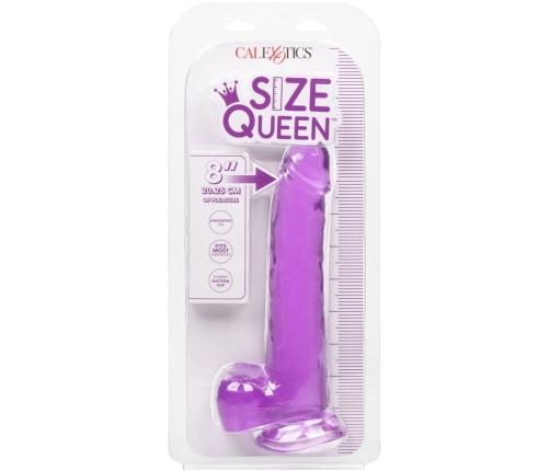 CALEXOTICS - SIZE QUEEN DILDO PURPLE 20.3 CM