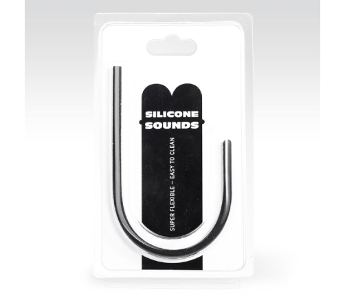 ALL BLACK - 8MM URETHRAL PROBE SILICONE