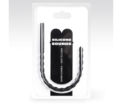 ALL BLACK - 6/8 MM SILICONE URETHRAL PROBE