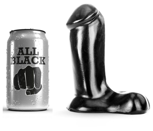ALL BLACK - DILDO REALISTIC 14 CM
