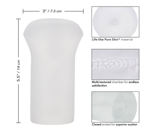 CALEXOTICS - MASTURBADOR BOUNDLESS STROKER TRANSPARENTE