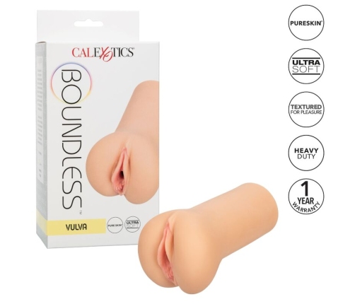 CALEXOTICS - BOUNDLESS VULVA STROKER LIGHT SKIN