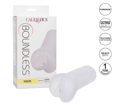 CALEXOTICS - BOUNDLESS VULVA MASTURBADOR TRANSPARENTE