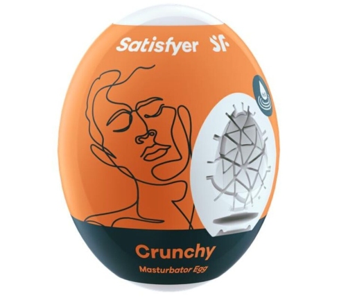 SATISFYER - CRUNCHY HUEVO MASTURBADOR