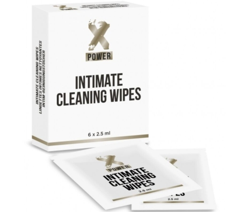 XPOWER - INTIMATE CLEANING WIPES 6 UNITS