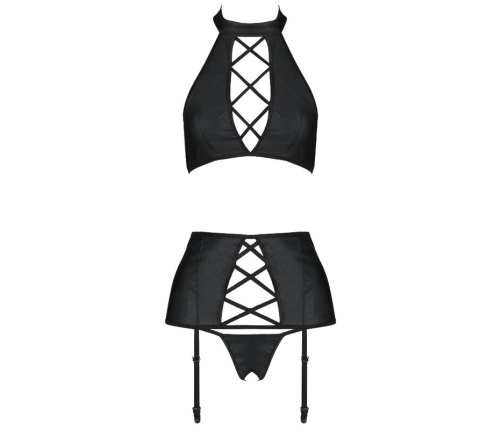 PASSION - NANCY SET ECOLOGICAL LEATHER L/XL