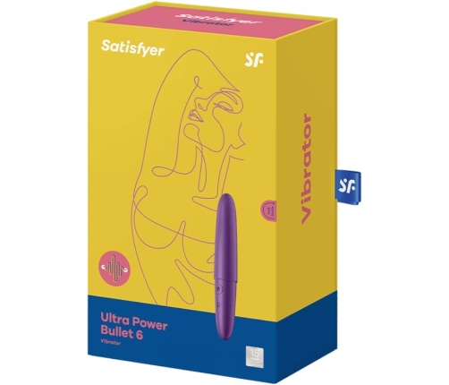 SATISFYER - ULTRA POWER BULLET 6 PURPLE