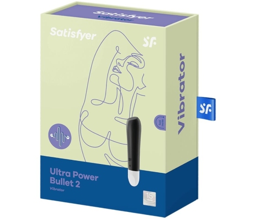 SATISFYER - ULTRA POWER BULLET 2 BLACK