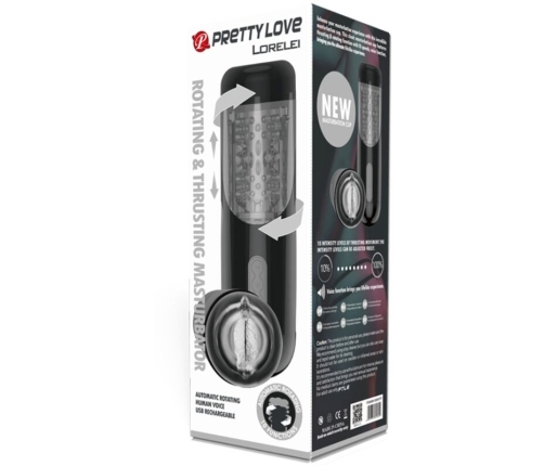 PRETTY LOVE - LORELEI MULTIFUNCTION RECHARGEABLE MASTURBATOR