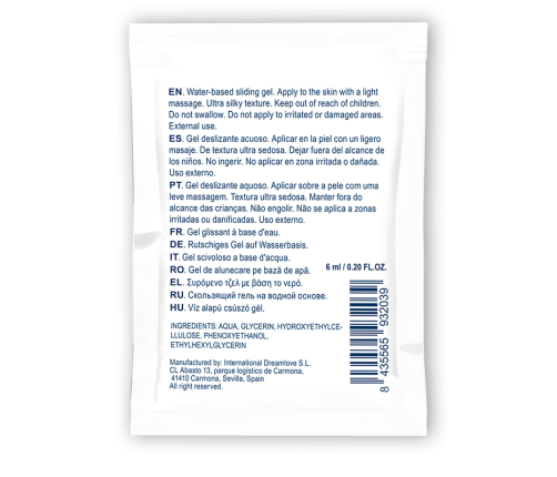 WATERFEEL - NEUTRAL WATER-BASED SLIDING GEL 6 ML