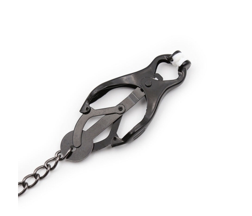 OHMAMA FETISH - PINZAS PEZONES JAPONEAS CON CADENA NEGRA