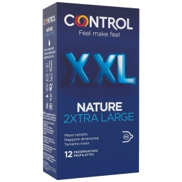 CONTROL - NATURE 2XTRA LARGE XXL CONDOMS - 12 UNITS CONTROL - NATURE 2XTRA LARGE XXL CONDOMS - 12 UNITS