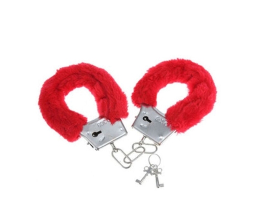 DIABLO PICANTE - PLEASURE FURRY HANDCUFFS RED