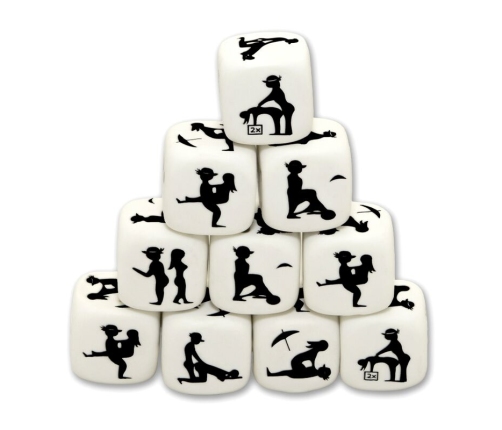 DIABLO PICANTE - WHITE POSING DICE