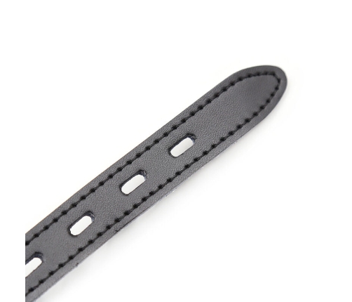 OHMAMA FETISH - SILICONE BALL GAG WITH LEATHER BELT (PADLOCK INCLUDED)