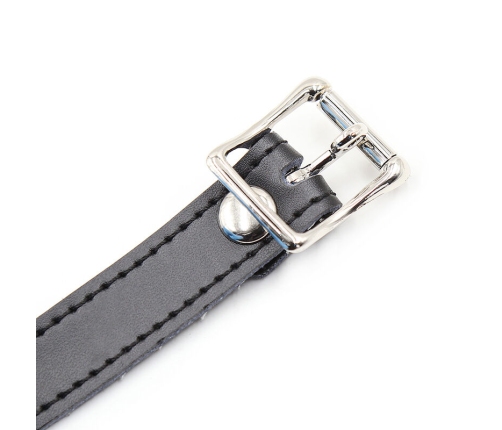 OHMAMA FETISH - SILICONE BALL GAG WITH LEATHER BELT (PADLOCK INCLUDED)