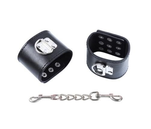 OHMAMA FETISH - WRIST RESTRAINTS SNAP FASTEN METAL