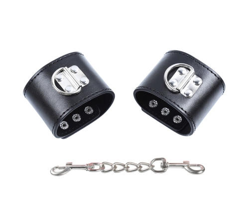 OHMAMA FETISH - WRIST RESTRAINTS SNAP FASTEN METAL