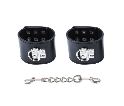 OHMAMA FETISH - WRIST RESTRAINTS SNAP FASTEN METAL