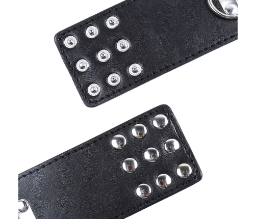 OHMAMA FETISH - WRIST RESTRAINTS SNAP FASTEN METAL