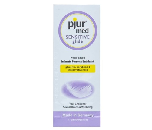 PJUR - MED SENSITIVE GLIDE WATER BASED LUBRICANT 2 ML