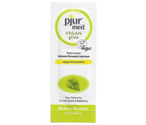 PJUR - MED VEGAN GLIDE WATER BASED LUBRICANT 2 ML