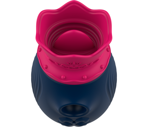 INTENSE - CLITORIS STIMULATOR 10 SUCTION AND LICKING MODES - BLUE