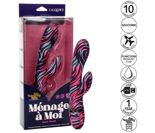 CALEXOTICS - MENAGE A MOI DUAL WAND VIBRATOR