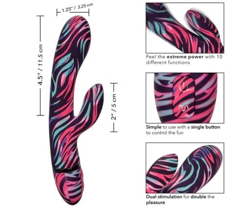 CALEXOTICS - MENAGE A MOI DUAL WAND VIBRATOR