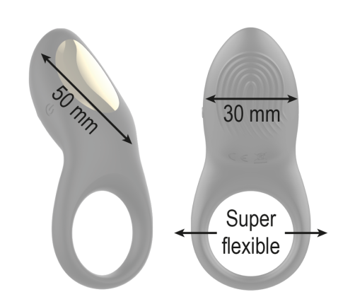 IBIZA - FULL CONTACT REMOTE CONTROL VIBRATING RING