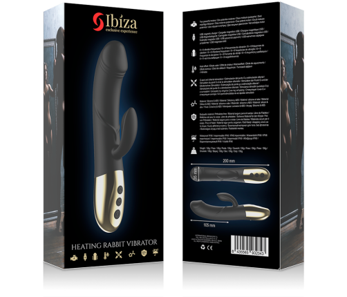 IBIZA - POWERFUL ANATOMICAL VIBRATOR WITH RABBIT