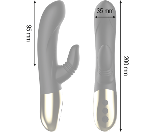 IBIZA - VIBRATOR NEW EXPERIENCE WITH LICKING RABBIT