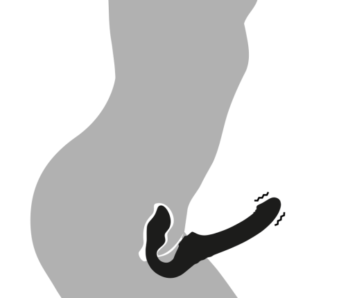 IBIZA - REMOTE CONTROL STRAPLESS VIBRATOR 3 MOTORS 1000 COMBINATIONS.