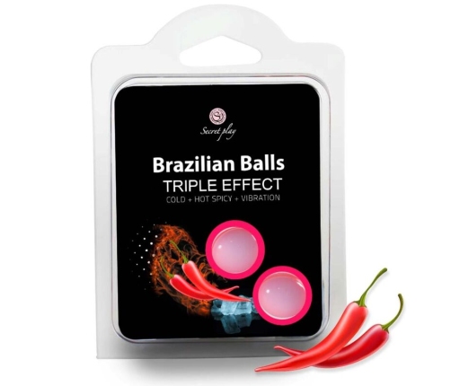 SECRETPLAY - SET 2 BRAZILIAN BALLS TRIPLE EFFECT