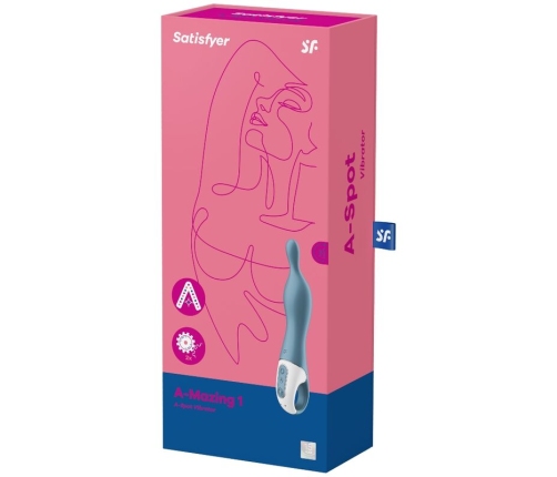 SATISFYER - AMAZING 1 ASPOT VIBRATOR BLUE