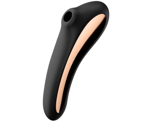 SATISFYER - DUAL KISS AIR PULSE VIBRATOR BLACK