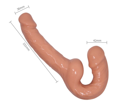 BAILE - ULTRA PASSIONATE DILDO WITH HARNESS WITHOUT SUPPORT