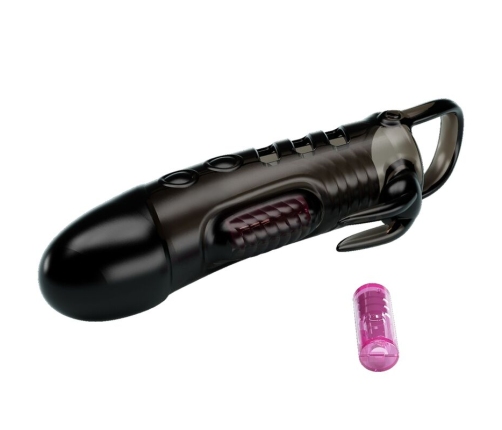 PRETTY LOVE - SLOANE RABBIT PENIS SHEATH BLACK