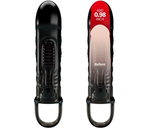 PRETTY LOVE - SLOANE RABBIT PENIS SHEATH BLACK
