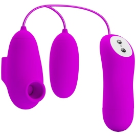 PRETTY LOVE - VIBRATING BULLET AND SUCTION CUP PRETTY LOVE - VIBRATING BULLET AND SUCTION CUP