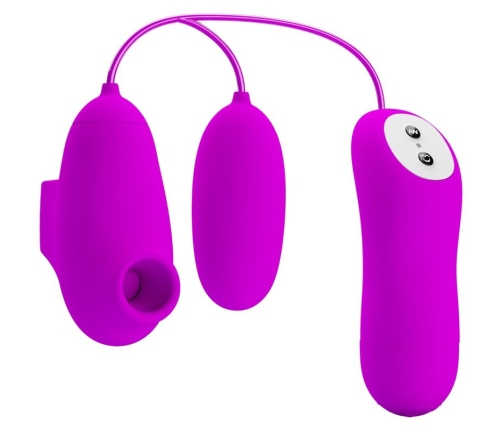 PRETTY LOVE - VIBRATING BULLET AND SUCTION CUP