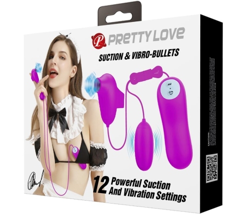 PRETTY LOVE - VIBRATING BULLET AND SUCTION CUP