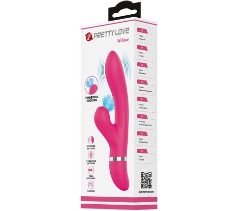 PRETTY LOVE - WILLOW RABBIT VIBRATOR AND SUCTION